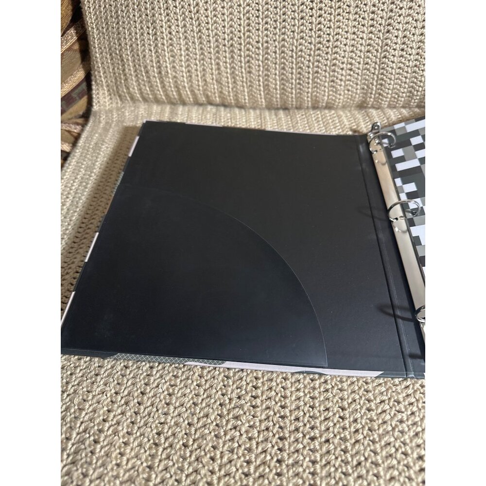U Brands 1" Binder Set Modern Camo w/ 5 Tab Dividers Set School Work - Picture 4 of 7